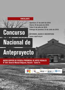 CONCURSO NUEVO EDIFICIO ESCUELA PROVINCIAL DE ARTES VISUALES Nº 3031 “GENERAL MANUEL BELGRANO”