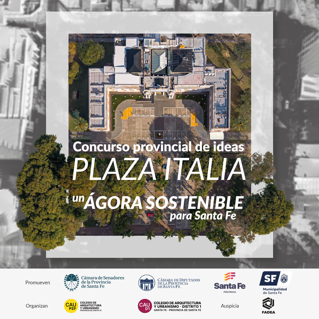 Concurso provincial de ideas Plaza Italia: un ágora sostenible para Santa Fe