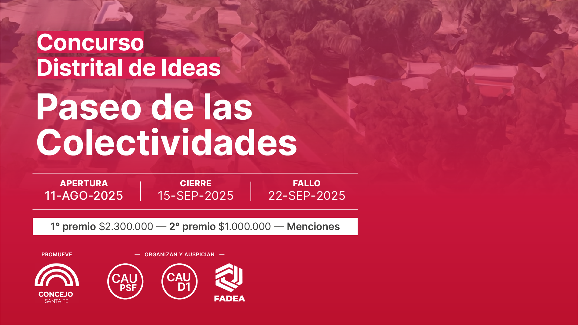 Concurso Distrital de Ideas Paseo de las Colectividades