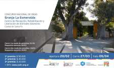 CONCURSO NACIONAL DE IDEAS “GRANJA LA ESMERALDA. CENTRO DE RECEPCIÓN,  REHABILITACIÓN Y LIBERACIÓN DE ANIMALES SILVESTRES”