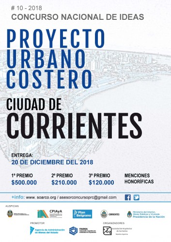 CONCURSO NACIONAL DE IDEAS PROYECTO URBANO COSTERO CIUDAD DE CORRIENTES