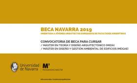 BECA NAVARRA 2019 Orientada jóvenes arquitectos egresados de facultades argentinas