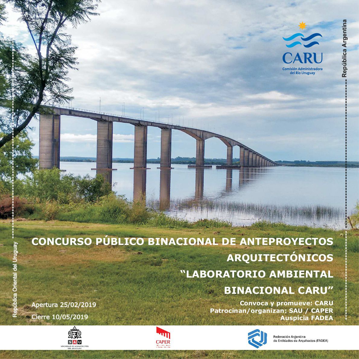 CONCURSO PÚBLICO BINACIONAL DE ANTEPROYECTOS   ARQUITECTÓNICOS “LABORATORIO AMBIENTAL BINACIONAL CARU”