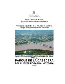 CONCURSO INTERNACIONAL PARQUE DE LA CABECERA PUENTE ROSARIO-VICTORIA