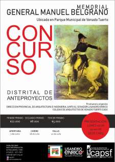 CONCURSO DISTRITAL PARA EL MEMORIAL A GRAL. MANUEL BELGRANO